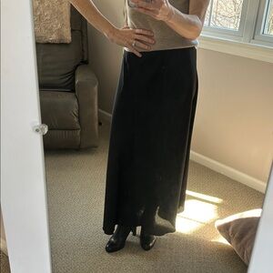 Chic Black Maxi Skirt for Women